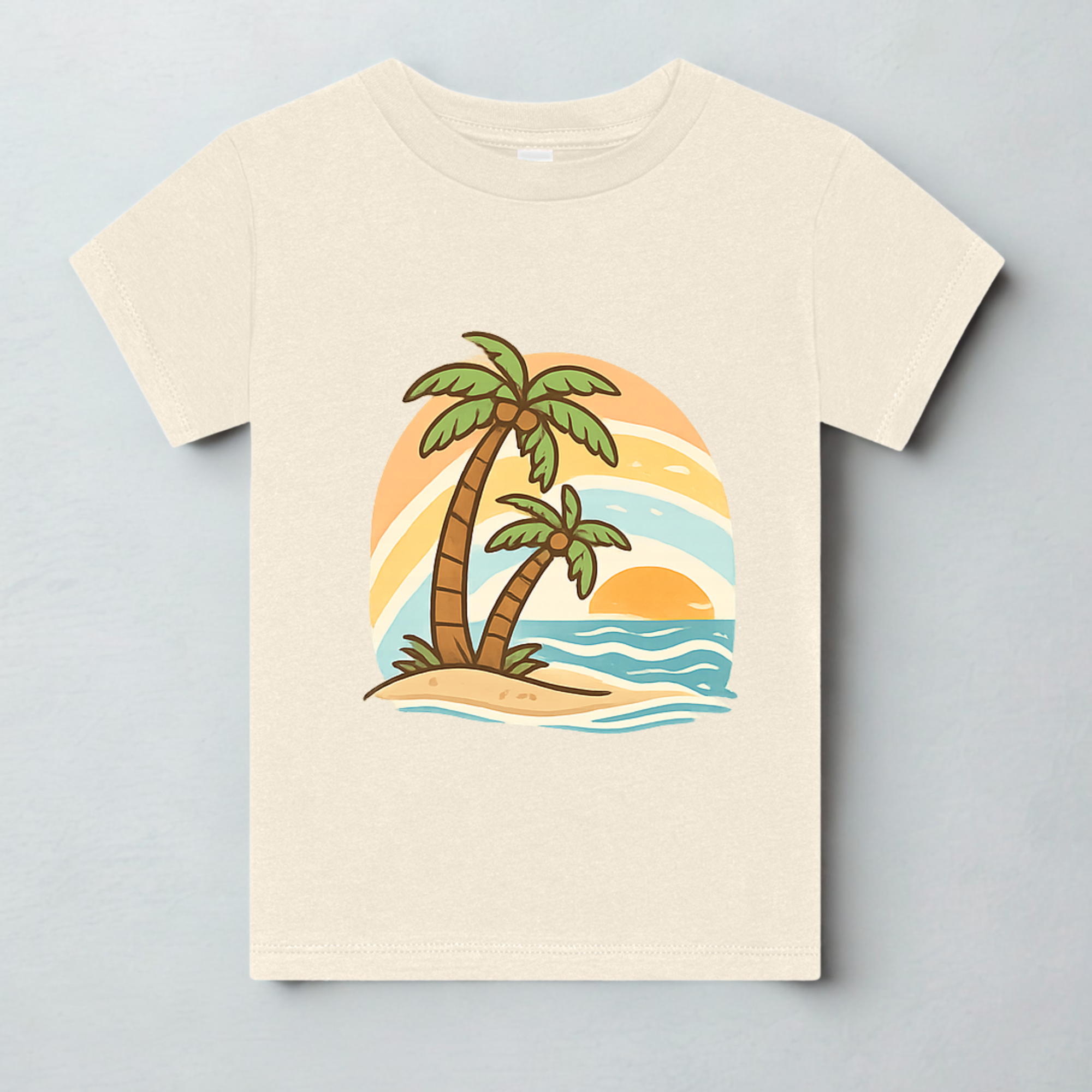 Sunny Palm Paradise Tee ☀️🌴