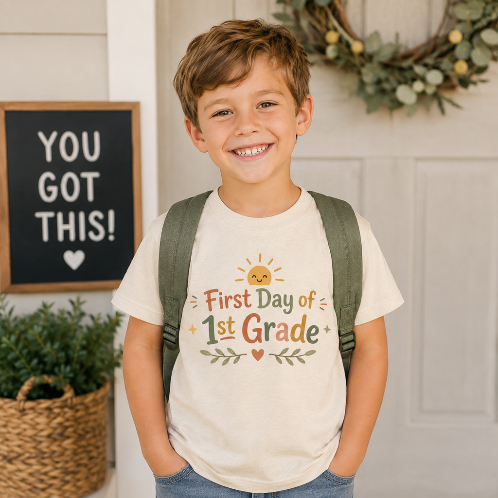 First Day of 1st Grade tee