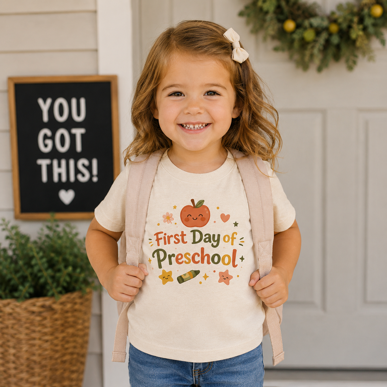 First day or Preschool tee
